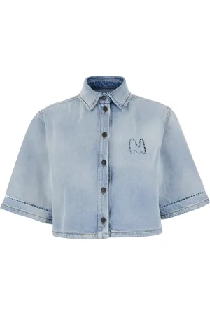 Msgm Dame, Bluser & Skjorter, Blå, XS