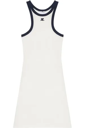 Courrèges Dame, Kjoler, Hvit, L