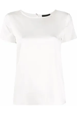 Emporio Armani Dame, Bluser & Skjorter, Hvit, 2XS