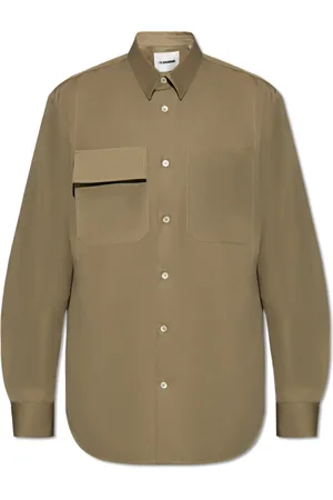 Jil Sander Herre, Skjorter, Grønn, XL