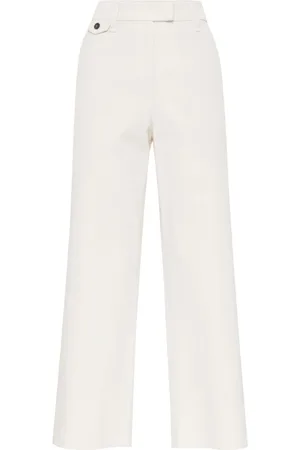 Brunello Cucinelli Dame, Bukser, Hvit, S
