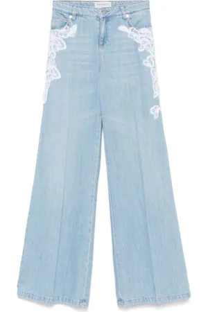 ERMANNO SCERVINO Dame, Jeans, Blå, S