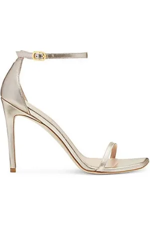 Stuart Weitzman Dame, Sko, Grå, 37 EU