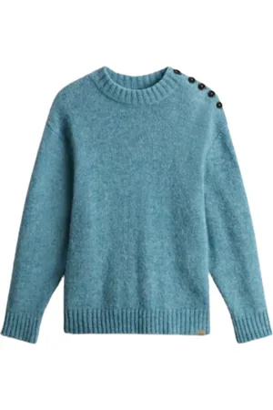 Woolrich Dame, Strikkevarer, Blå, M
