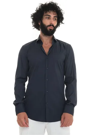 HUGO BOSS Herre, Skjorter, Blå, S
