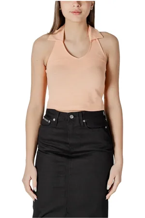Calvin Klein Dame, Topper, Oransje, M