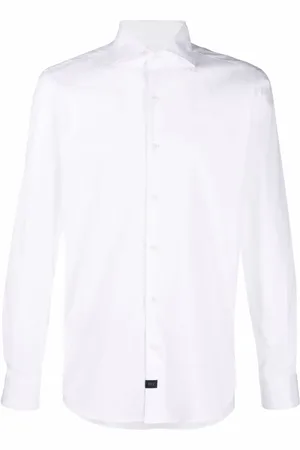 FAY Herre, Skjorter, Hvit, L