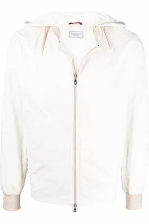 Brunello Cucinelli Herre, Jakker, Hvit, L