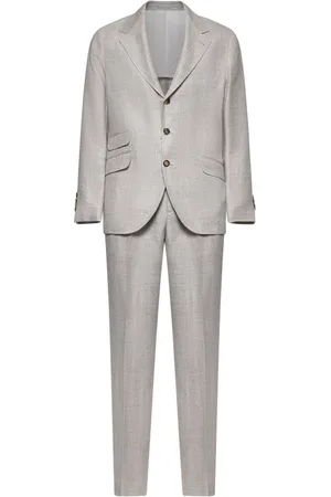 Brunello Cucinelli Herre, Dress, Grå, M