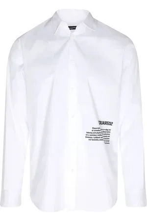 Dsquared2 Herre, Skjorter, Hvit, M