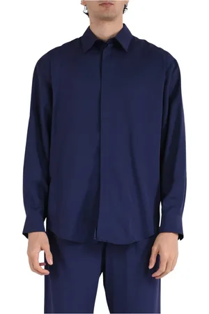 Msgm Herre, Skjorter, Blå, M