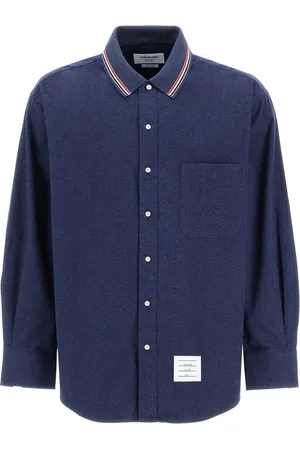 Thom Browne Herre, Skjorter, Blå, L