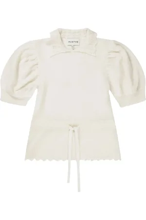 Munthe Dame, Strikkevarer, Hvit, 2XL