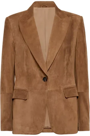 Brunello Cucinelli Dame, Jakker, Brun, M