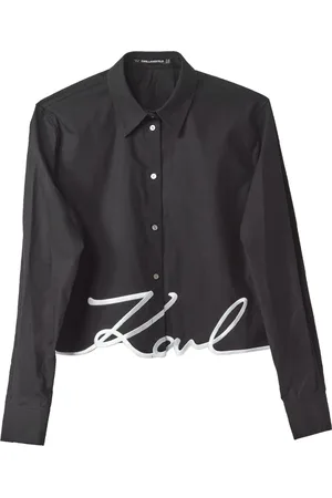 Karl Lagerfeld Dame, Bluser & Skjorter, Svart, S