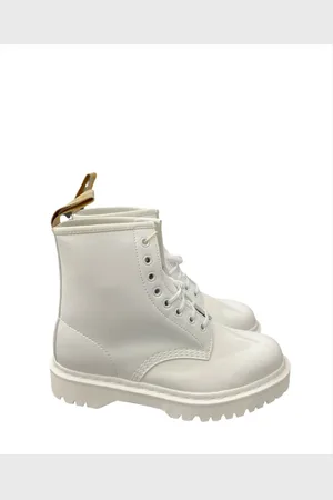 Dr. Martens Dame, Sko, Hvit, 37 EU