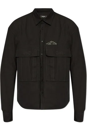 Dsquared2 Herre, Skjorter, Svart, 2XL