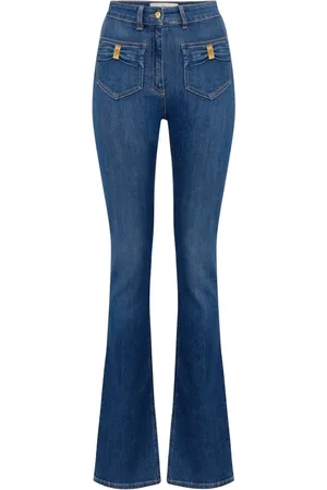 Elisabetta Franchi Dame, Jeans, Blå, W26