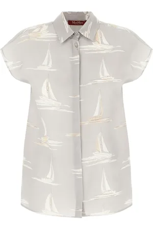 Max Mara Dame, Bluser & Skjorter, Grå, XS