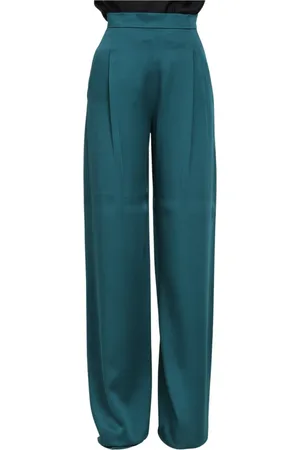 Max Mara Dame, Bukser, Grønn, L