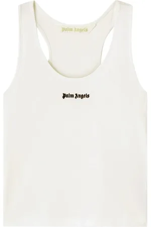 Palm Angels Dame, Topper, Hvit, S