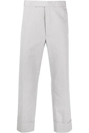 Thom Browne Herre, Bukser, Grå, L