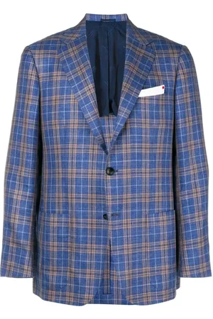 Kiton Herre, Jakker, Blå, L