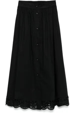 Twin-Set Dame, Skjørt, Svart, XS