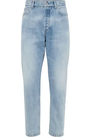 Brunello Cucinelli Herre, Jeans, Blå, 2XL