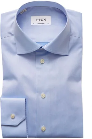 Eton Herre, Skjorter, Blå, 5XL