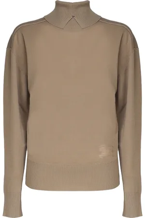 Burberry Dame, Strikkevarer, Brun, XS