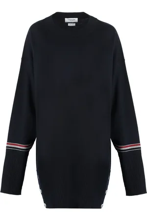 Thom Browne Dame, Strikkevarer, Blå, S