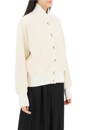 Jil Sander Dame, Strikkevarer, Hvit, S