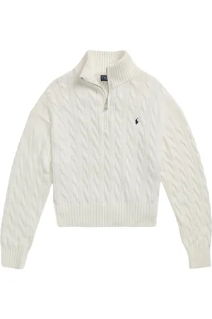 Ralph Lauren Dame, Strikkevarer, Hvit, XS