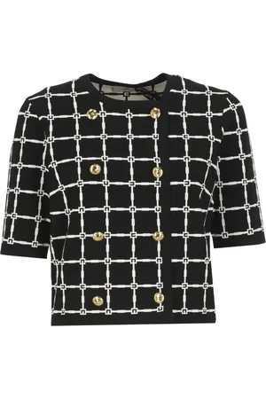 Elisabetta Franchi Dame, Strikkevarer, Svart, XL