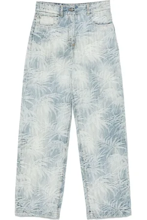 Palm Angels Dame, Jeans, Blå, W25