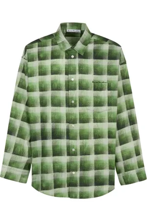 Acne Studios Herre, Skjorter, Grønn, L