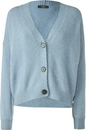 Max Mara Dame, Strikkevarer, Blå, M