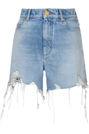 Balmain Dame, Shorts, Blå, M