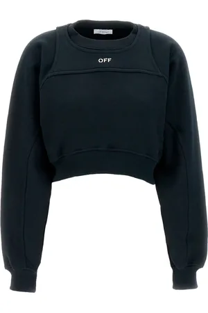 OFF-WHITE Dame, Gensere & Hettegensere, Blå, S