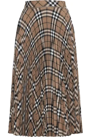 Burberry Dame, Skjørt, Brun, 2XS
