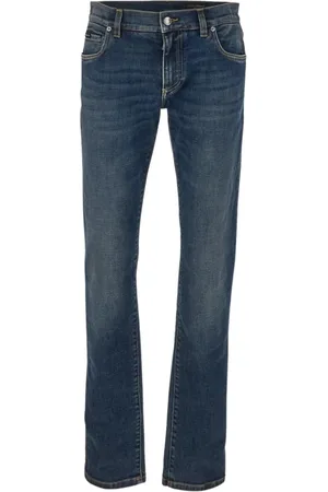 Dolce & Gabbana Herre, Jeans, Blå, 2XL