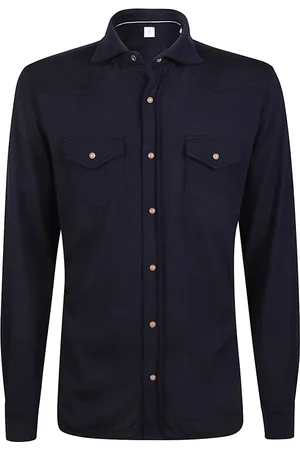 ELEVENTY Herre, Skjorter, Svart, XL