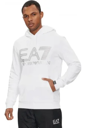 EA7 Herre, Gensere & Hettegensere, Hvit, M
