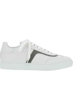 Brunello Cucinelli Dame, Sko, Hvit, 38 1/2 EU