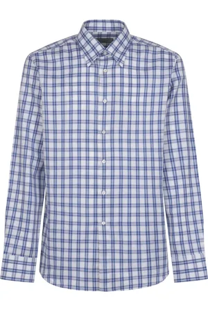 CANALI Herre, Skjorter, Blå, 3XL