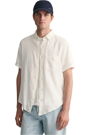 GANT Herre, Skjorter, Hvit, M