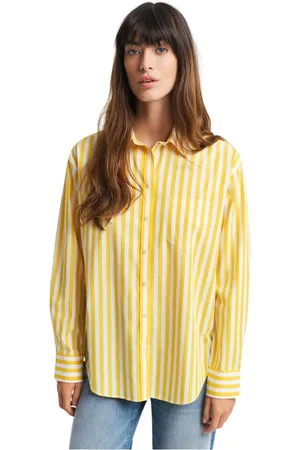 GANT Dame, Bluser & Skjorter, Gul, XS