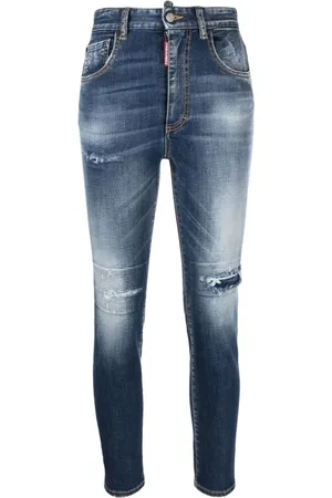 Dsquared2 Dame, Jeans, Blå, 2XS