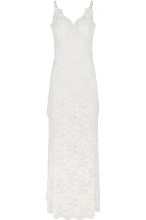 Paco rabanne Dame, Kjoler, Hvit, S